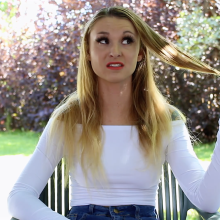 PieZone: Mackenzie Gets a Chunky Pink Glopping!