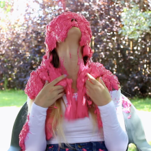 PieZone: Mackenzie Gets a Chunky Pink Glopping!