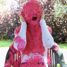 PieZone: Mackenzie Gets a Chunky Pink Glopping!