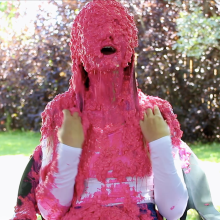 PieZone: Mackenzie Gets a Chunky Pink Glopping!