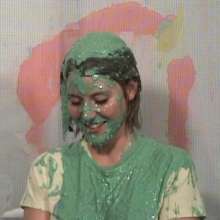 Anglefan: The Art Student green slimed