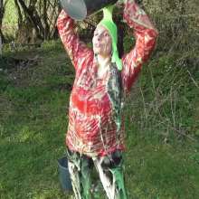 WAMfuns Messy Forfeits: Sophia Delane Gunged In Her Raincoat And Wellies