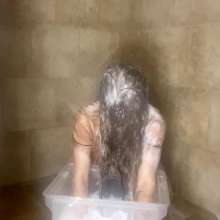 Jayce: Steamy in Satin, Slouch Socks, Whole Bottle of Shampoo!