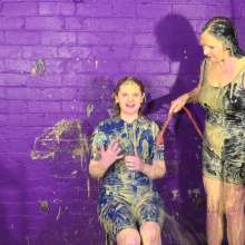 DungeonMasterOne: Swimsuit Filling Fun with Kjirsten Jensen and Miss Abigail!