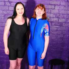 DungeonMasterOne: Swimsuit Filling Fun with Kjirsten Jensen and Miss Abigail!