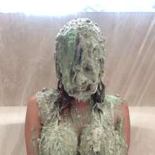 Slimed Models: Vivi Open-mouthed Gagged and Slimed