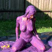 Lara_eurowam: Another Sexy Scene with My with Purple Slime-T451c2