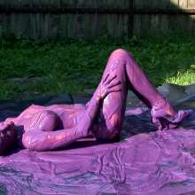 Lara_eurowam: Another Sexy Scene with My with Purple Slime-T451c2