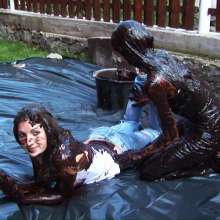 Lara_eurowam: Another Sexy Slime Scene with Laura and Szende-T598c1