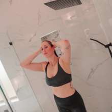WetlookFashion: Ariel Takes a Shower in a Sporty Outfit