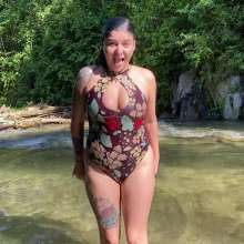 Wam Bagheera Studio: Cold or Hot Water?  In the River with My Favorite Swimsuit