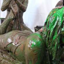 Jayce: "Batter Up!" Feat. Brooklyn, Lia and Me in Cake Batter Gunge