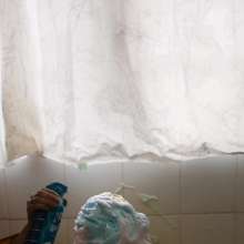 Thefetishgirl: Bubble Bath Rainwear and Colour Foam
