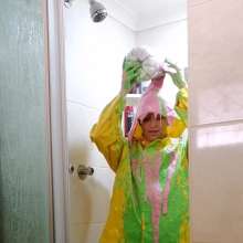 Thefetishgirl: Cake Glaze Rainwear Fun