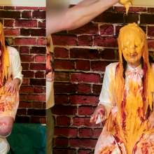 Slime Genesis: Cute Bunny Marie Gets Nacho Cheese and Condiments for Easter
