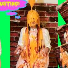 Slime Genesis: Cute Bunny Marie Gets Nacho Cheese and Condiments for Easter