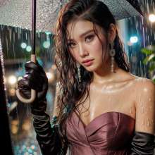 Sleazoid44: All Wet--Dresses and Formal Gloves