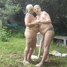 Darkabyss445: Husband and Wife Sexy and Sensual Custard Goo Pies