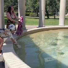 Alana SexyMessyBabes: Jackie Pied in the Park