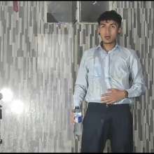 WETColours: Jack in Shower Dressed Elegantly with Shirt and Pants