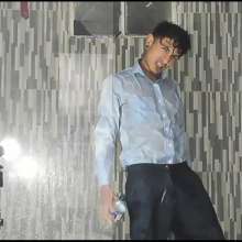 WETColours: Jack in Shower Dressed Elegantly with Shirt and Pants