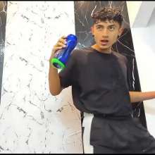 WETColours: Jack Super Wet in Black T-shirt and Shorts