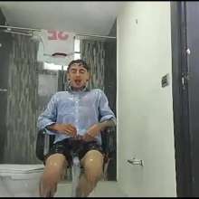 WETColours: Jack Thrown in Shower and Soaked by Friend on His Birthday