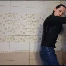 WETColours: Josh Showers and Shampoos in Black T-shirt and Jeans