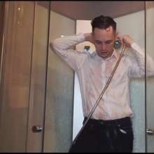 WETColours: Josh Wet in White Shirt