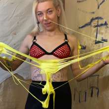 RevSlymsford: Kaydens Gets Messy With Mallow In Black Tights + Bra