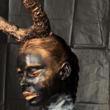 Your Wet Cat: Latex Painted Sexy Black Demon