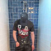 noahwet: Messy Black and Red Outfit