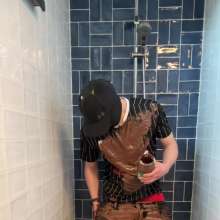 noahwet: Messy Black and Red Outfit