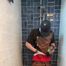 noahwet: Messy Black and Red Outfit
