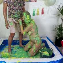 custardcouple: Messy Easter Slime