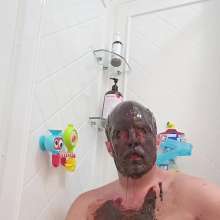 MontyBurns: Messy Monty's Chocolate Shower