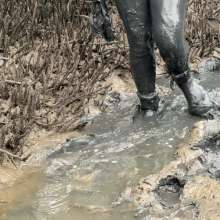 Messy Temptress: Rubbing My Clit in the Swamp like a Horny Mud Nymph