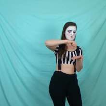 SlapstickBabes: Mime Esmeralda
