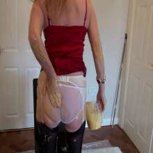 WSMProductions: Mrs CC Red Satin Dress Mess-Up