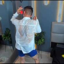 WETColours: Nico Gets His White Shirt Wet While Dancing