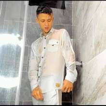 WETColours: Nico Wet with Jacket and White Shirt underneath and Pants