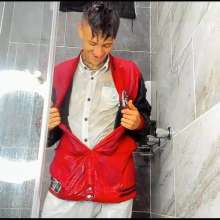 WETColours: Nico Wet with Jacket and White Shirt underneath and Pants