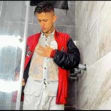WETColours: Nico Wet with Jacket and White Shirt underneath and Pants