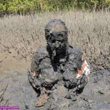 Messy Temptress: Peasant Girl Pelted with Smelly Mud--Punished and Humiliated