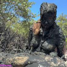 Messy Temptress: Peasant Girl Pelted with Smelly Mud--Punished and Humiliated