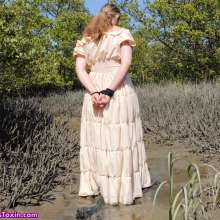 Messy Temptress: Peasant Girl Pelted with Smelly Mud--Punished and Humiliated