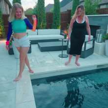 WetlookFashion: Summer Invites Ashley for a Spontaneous Swim