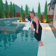 WetlookFashion: Summer Invites Ashley for a Spontaneous Swim