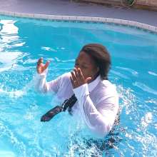 gsdwetlook: Swimming in a White Shirt and Tie