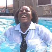 gsdwetlook: Swimming in a White Shirt and Tie
